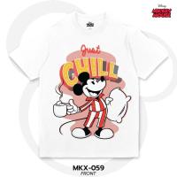 ราคา เสื้อยืดการ์ตูน Mickey Mouse คอลเลคชั่น Mickey Mondays ลิขสิทธ์แท้ DISNEY MKX 059 S 5XL (20034259023)
