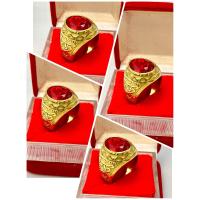 ราคา แหวนทอง 18K พลอยทับทิมสีแดง ช่วยเสริมพลังอำนาจ ความรุ่งเรือง (21539297357)