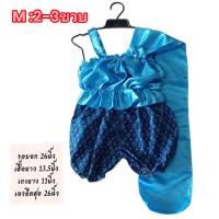 ราคา ชุดไทยเด็กเล็ก ไซส์มินิ คอระบาย (21479452314)
