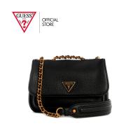 ราคา GUESS กระเป๋าสะพายผู้หญิง รุ่น VB878278 BECCI MINI CNVRTBLE XBODY FLAP สีดำ (21560260798)