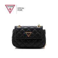 ราคา GUESS กระเป๋าสะพายข้างผู้หญิง รุ่น QA874878 GIULLY MINI CNVRTBLE XBDY FLAP สีดำ (21560237738)