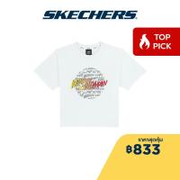 ราคา Skechers สเก็ตเชอร์ส เสื้อยืดแขนสั้นผู้หญิง Women DC Collection Short Sleeve Tee Apparel SL423W347 00GK (21004875673)