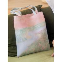 ราคา New Vibes brandd Sogen Charlotte Piny Tote bag กระเป๋าผ้าแคนวาสพิมพ์ลาย มีซับใน (21527392896)