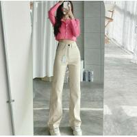 ราคา Chuu 5KG Jeans กางเกงยีนส์ทรงกระบอก เอวสูง ผ้ายืดเยอะ เนื้อผ้านิ่ม งานป้าย (16149497126)