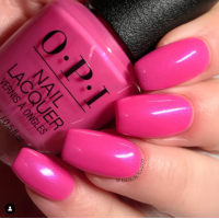 ราคา พร้อมส่ง OPI Telenovela Me About It สีชมพูฟูเซียสดใส ในเนื้อจะมีชิมเมอร์ม่วงเล็กๆๆ เหลือบนิดๆจาก Mexico city collection (12345925129)