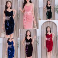 ราคา ชุดทางการ ชุดราตรี เดรสสั้น 5018 เครื่องแต่งกาย สายเส้นเดียว ออกงาน กลางคืน ปาร์ตี้ (18503825867)
