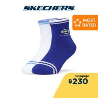 ราคา Skechers สเก็ตเชอร์ส ถุงเท้าข้อสูงเด็ก KIDUNI Quarter Sock Accessory P223K004 023N (21426134350)