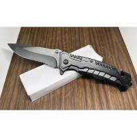 ราคา มีดพับสีดำ ใบมีดหยัก มีที่เหน็บ (21070260937)