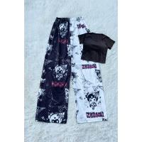 ราคา ชุดเซ็ท 2 ชิ้น เสื้อครอป กางเกงผ้าไหมอิตาลี (21549986732)