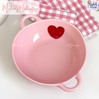 ราคา Violet Flamingo ชุดจานชามเซรามิครุ่น Melody จานชามสีชมพูลายหัวใจสีแดงสุดคิ้วท์ ของขวัญวันวาเลนไทน์ แก้วกาแฟเข้าชุด (21580218598)