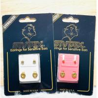 ราคา Studex Earrings for sensitiveต่างหูรูปดาวสำหรับผิวแพ้ง่าย ขนาด3 4mm ก้านใส่หูขนาด1 2mm สีเงินและสีทองวัสดุสแตนเลสแท้เกรดเครื่องมือแพทย์316L made in USA (8100337353)