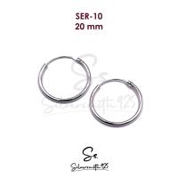 ราคา ต่างหูห่วงกลม ต่างหูกลม ต่างหูเงินแท้ 92 5 ต่างหูเงินห่วงแบบกลม (14617642241)