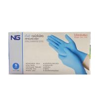 ราคา ถุงมือไนไตรNG ถุงมือแพทย์ ถุงมือยางสีฟ้า 100ชิ้น กล่อง (16872080479)