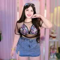 ราคา NT501 เสื้อแซ่บสงกรานต์2ชิ้น บราบิกินี่ เสื้อคลุม สาวอวบ (21580625064)