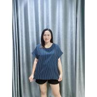 ราคา เสื้อคอกลมลายริ้วอก50 ม90 (20154230001)