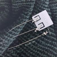 ราคา ต่างหูเงินแท้ 92 5 แบบสายรูด แบบสายโซ่ (20956642684)