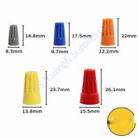 ราคา ขั้วต่อสายไฟสีเทา น้ำเงิน ส้ม เหลือง และแดง 11 66 วายนัท 11 66 Wire Nutวายนัทจับสาย WIRE NUT YELLOW CONNECTOR ASSORTMENT เหลือง Connectors Wire Nut (17625215504)