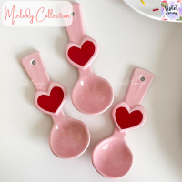 ราคา Violet Flamingo ชุดจานชามเซรามิครุ่น Melody จานชามสีชมพูลายหัวใจสีแดงสุดคิ้วท์ ของขวัญวันวาเลนไทน์ แก้วกาแฟเข้าชุด (21580218596)