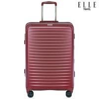 ราคา ELLE Travel Ripple Collection กระเป๋าเดินทางขนาดกลาง 24 นิ้ว 100 โพลีคาร์บอเนต PC อะลูมิเนียมเฟรมล๊อคความปลอดภัยสูง พร้อมถุงผ้าคลุมกระเป๋า (3362500508)