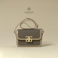 ราคา LoveGood Geneva Woven กระเป๋าสะพายหนังวัวแท้ ทรงกล่อง ทรงคลาสสิค ไซส์ 20 cm อะไหล่แม่เหล็ก Glam อย่างดี (21426818922)