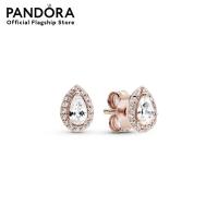 ราคา Pandora Teardrop Halo Stud Earrings ต่างหู ต่างหูสีโรส ต่างหูสีโรส ต่างหูเพชร เพชร ต่างหูแพนดอร่า แพนดอร่า (17483864699)