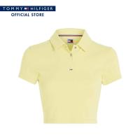 ราคา Online Exclusive Tommy Hilfiger เสื้อโปโลผู้หญิง รุ่น DW0DW18315 ZHO สีเหลือง (21430064587)