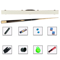 ราคา JX007 ไม้คิวสนุ๊กเกอร์พร้อมกล่องและอุปกรณ์ ไม้สนุ๊ก ไม้คิว ไม้คิวสนุ๊กเกอร์ ไม้สนุ๊กเกอร์พร้อมอุปกรณ์ ไม้สนุกเกอร์ ไม่คิว Snooker cue 2 pieces (21316021013)