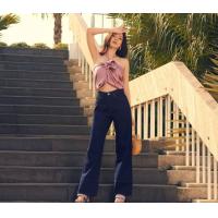 ราคา TBY official Straight Jeans เกงยีนส์กระบอกใหญ่ ผ้าสีน้ำเงิน T3148 (21491280176)