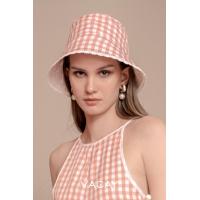 ราคา VACAY VCS23 SCOTTED BUCKET HAT หมวกลายสก็อต หมวก หมวกผ้าลินิน หมวกพิมพ์ลาย หมวกลายดอก หมวกผู้หญิง (18337349797)