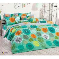 ราคา TOTO GOOD ผ้าปูที่นอนโตโต้ ลายธรรมดา ขนาด 3 5 5 6 ฟุต รหัสสินค้า TT562 ลายวงกลม สีเขียว สีส้ม เฉพาะชุดผ้าปูไม่รวมผ้านวม สำหรับที่นอนสูง 10 นิ้ว (14138938063)