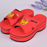 ราคา รองเท้าแตะฤดูร้อน Jingan รองเท้าแตะชายหาดส้นสูงแฟชั่นใส่ไปข้างนอกน้ำหนักเบากันลื่นพื้นหนาสำหรับผู้หญิงรองเท้าแตะพื้นโฟม (16149185665)