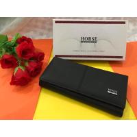 ราคา กระเป๋าสตางค์หนังแท้ Horse imperial สีดำ (21245620955)
