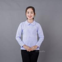 ราคา เสื้อกาวน์ขาว คอบัว ผ้าวาเลนติโน่ แขนยาว ไม่มีโลโก้ มุกยูนิฟอร์ม (15984322699)