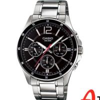 ราคา CASIO นาฬิกาคาสิโอ ผู้ชาย รุ่น MTP 1374 Atime นาฬิกาข้อมือ MTP1374 นาฬิกาข้อมือผู้ชาย พร้อมกล่องหนัง (20488739118)