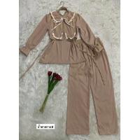 ราคา รุ่นมิลลี่ ชุดเซ็ทเสื้อกางเกงขายาววาวอิสลาม แฟชั่นมุสลิมน่ารักๆ (21194974202)