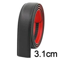 ราคา ความกว้าง3 1 3 5ซม เข็มขัดหนังแท้หัวเข็มขัดอัตโนมัติเข็มขัดหนังวัวไม่มีหัวเข็มขัดสีดำน้ำตาลน้ำเงินขาว (14256542557)