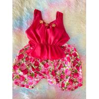 ราคา เสื้อคอกระเช้าเด็ก โจงกระเบน ได้ทั้งชุด (13160978721)