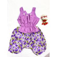 ราคา เสื้อคอกระเช้าเด็ก โจงกระเบน ได้ทั้งชุด (13160978742)