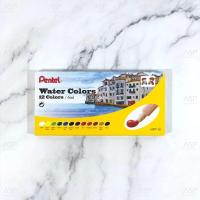 ราคา สีน้ำ สีน้ำหลอด เพนเทล Pentel Water Colors 12 18 24 สี (9795761322)