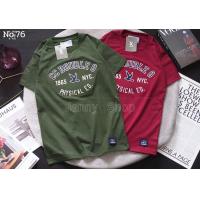 ราคา เสื้อยืดแขนสั้น CC OO งานปัก งานป้าย ผ้าคอตตอน100 ทรงตรงใส่ได้ทั้งผู้ชาย ผู้หญิง No 76 (16965784789)