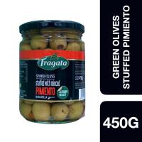 ราคา Fragata Spanish Olives Stuffed with Minced Pimiento 450g ฟรากาต้า มะกอกยัดไส้พริกพีเมียนโต 450 กรัม (9408635848)