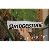 ราคา สติ๊กเกอร์แต่งรถ งานไดคัท ลาย BRIDGESTONE มีหลายสี มีหลายขนาดให้เลือก (14275599468)