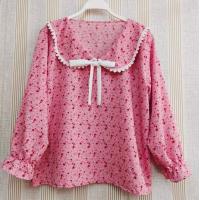 ราคา เสื้อคอบัวแต่งลูกไม้ สายผูกโบว์สีขาว ผ้าไหมอิตาลี อก40ยาว23 (20247277030)