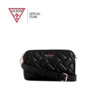 ราคา GUESS กระเป๋าสะพายผู้หญิง รุ่น QG900473 ALANNA MINI STATUS CROSSBODY สีดำ (21560371265)