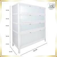 ราคา Disfurniture ตู้รองเท้าอลูมิเนียมขนาดใหญ่ ส่งแบบประกอบ จัดส่งไว (21167784695)