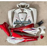 ราคา ชุดสีW125S หัวเถิก ขาว แดงแก้วติดลาย i03 พร้อมติดสติกเกอร์เคลือบเงาแท้ (21440370257)