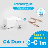 ราคา Innergie C4 Duo USB C Power Adapter 45W (21405620290)