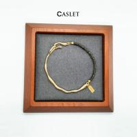 ราคา CASLET กำไลข้อมือหินแท้ ออบซิเดียนดำ Black Obsidian แก้ปีชง คุ้มครองรอบด้าน (21445154993)