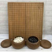 ราคา กระดานหมากล้อม มือสองนำเข้าจากญี่ปุ่น หมากล้อม กระดานโกะ โต๊ะหมากล้อม ไม้ไผ่ญี่ปุ่นแท้ พร้อมตัวหมาก (20842658213)