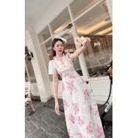 ราคา ป้าย BRT เดรสยาวแขนตุ๊กตาน่ารัก งานผ้าทอลายเนื้อละเอียด ทนงสวยใส่สบาย (21541661348)